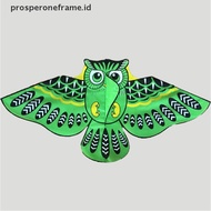 Prosperoneframe 110cm Layangan Terbang Colorful Kartun Burung Hantu