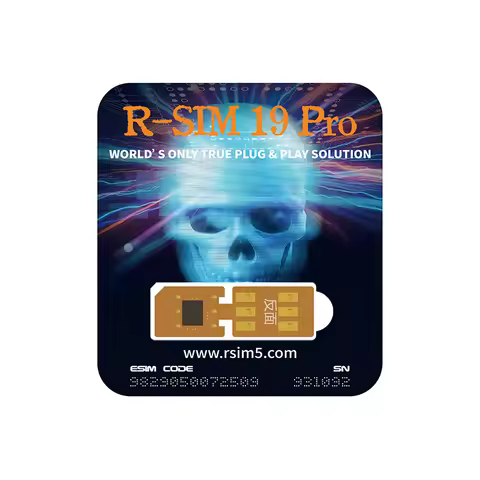 2025 R-SIM 19 Pro Automatic Dual SIM SED MEP Flexible Card For iphone13-16 Series like iccid . 100% 