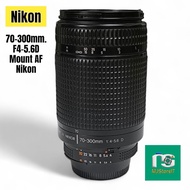 Nikon AF Nikkor 70-300mm F.4-5.6D + Hood Mount AF Nikon (สภาพ 80-90%)
