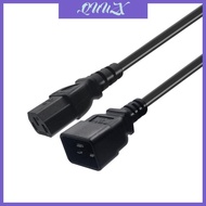 QUU Convenient Male to Female Power Extension Cord PVC Cable for Server Peripherals