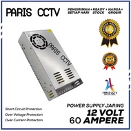 Power Supply 12v 60A Power Supply Small 60 Ampere 12 VOLT 720w Pure 60a