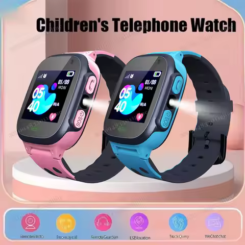 New Kids Smart Watch SOS GPS Location Bluetooth Call Camera Child SmartWatch Camera IP68 Waterproof 