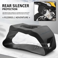 Motorcycle Rear Exhaust Pipe Muffler Silencer Anti-Drop Falling Glue Protection For BMW R 1200 GS 12