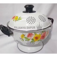 [free shipping] IDEAL enamel rice container 22.24cm