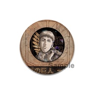 32/44/58mm Attack on Titan Badge Handmade Cartoon Brooches Eren Levi Armin Arlert Erwin Lapel Pin Ba