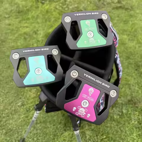 Golf Putter Low Center of Gravity Design, Forged Aluminum Head with CNC Precision & Non-Slip Grip - 