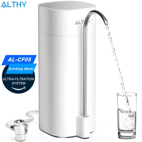 ALTHY Countertop Faucet Drinking Water Filter Purifier Ultrafiltration System, Reduces 99% , Chlorin