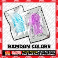 [ G-Spot Finger Jari Cover Spike ] Condom Benduri Adult Toy Siok Kondom Mainan Se-ks Crystal Spike S