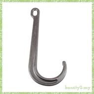 [BaositybbMY] J Shaped Towing Hook 19.5 Mm Opening Heavy Duty J 8 Inch 5400LBS Short