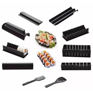 10 pcs Sushi Maker Kit Plastic Sushi Set of Tools Kitchen Tools/Sushi Set/Sushi Mold/Rice Ball Cake 