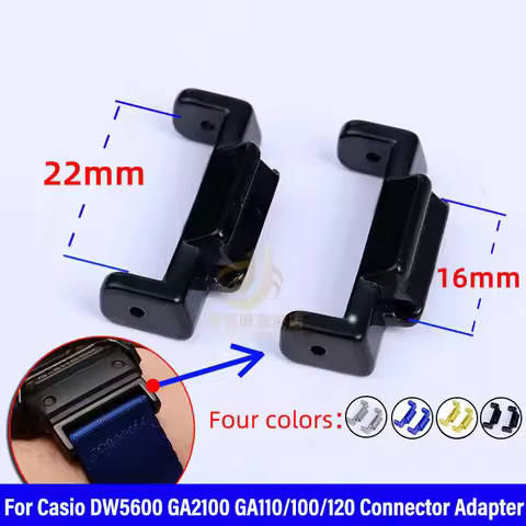 22mm Metal Watch Adapter For Casio G-SHOCK DW5600 GW-M5610 GA110/100/120 GA2100 GM2100 Watch band Co