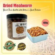 Dried Mealworm 100g for Bird, Small Animals & Reptile
