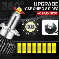 LY Bulision H7 H4 H11 LED Caus 360 320000Lm 520W H1 9005 9006 Hb3 Hb4 9012 D2s D4s Turbo Bi Led