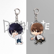 Acrylic animation peripheral keychain pendant Death Note Death Note Yagami Yue creative Piece jewelr