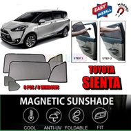 TOYOTA SIENTA MAGNETIC SUNSHADE - 6 PCS
