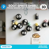 Soot Sprite Fridge Magnet - Cute Studio Ghibli Series Refrigerator Decoration (3D Printed)