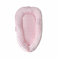 เบาะที่นอน SOFT Babynest รุ่น Zigzag Pink Series4 ขนาด 0-9เดือน Breathable fabric ( Babiesoft )