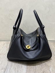 Hermès Lindy 26 黑金扣
