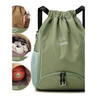 beg sekolah budak lelaki Beg bahu sukan Drawstring Bag Basketball Bag Student Basketball Bag Trainin