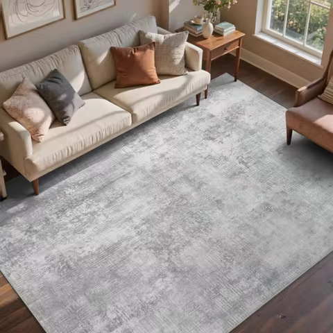 VIKAMA Modern Minimalist Area Carpet For Living Room Sofa Non-Slip Floor Mat Bedroom Lounge Carpet H