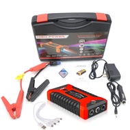 ชาจแบต 12v jump start รถยนต์ แบตเตอรี่สำรองและเครื่องสตาร์ทรถ 99800mAh สตาร์ทรถการชาร์จไฟเร็ว แสงฉุก