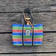 Yanzhong Noodle Tea Customized Retro Eggplant Bag Shopping Portable Mesh Eco-Friendly MIT Gaji