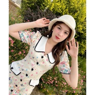 BLT Brand: Morning Garden Suit Dress Second Hand Size M