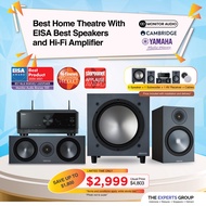 Monitor Audio Bronze 100 5.1 Home Theatre System Speaker With Yamaha AV Receiver