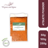 [POUCH] Annatto Powder/Atsuete Powder 50G 100G 250G - Spices️ HAVITALL THYME AND SPICE