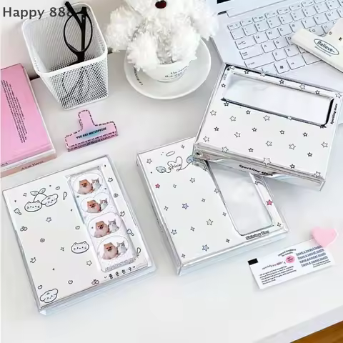 4-Grid Photo Booth Album For 40 Pcs 2x6 Inch Strips, Includes 20 Pcs 4x6 Inch Photo Holders/Bookmark