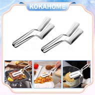 Stainless steel bbq meat tongs / barbecue steak tongs / bread tongs fried fish tongs