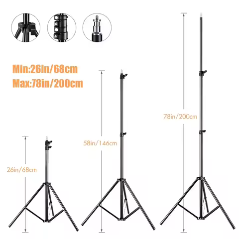 Studio Photography Light Kit Softbox Lighting Set with 85W 2800K-5700K Bi-color Temperature LED Ligh