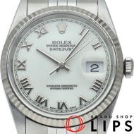 勞力士 Datejust 男士腕錶，白色香檳色錶盤，Datejust 男士腕錶 16234(S)，帶錶盒、保固卡，K18WG/SS 機芯，男士腕錶，白色，拋光，1993 年，成色極佳 [二手]
