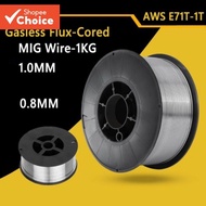 Gasless Stainless Steel MIG Wire E71T-GS - 1kg Flux Core for Self-Shielded Welding Machines