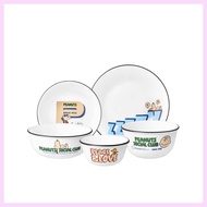 [corelle] Peanuts 75th Anniversary Home Set, Red, set of 5 / Korean Plates Set / Peanuts 75th Annive