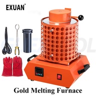 High Temperature Melting Furnace Heating Capacity Refining Precious Metal Silver Gold Melting Furnac