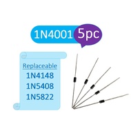 1N4001 Standard Recovery Diode (5pcs)