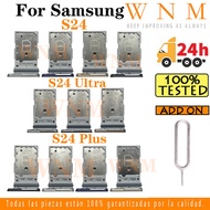 For Samsung S24 / S24 Plus / S24 Ultra Sim Card Tray Sim Card Slot Holder Card Holder Reader SD Slot