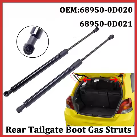 68950-0D020 68950-0D021 For Toyota Yaris Vitz 05-11 Hatchback Tailgate Boot Gas Struts 68950-0D022 6