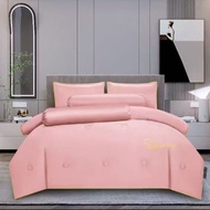 ชุดเครื่องนอนซาตินสีพื้น ขนาด 6 ฟุต นวมใหญ่ 7x8 ฟุต พรีเมียม คุณภาพสูง