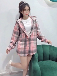 ÁO KHOÁT NAM NỮ SỌC KẺ THỜI TRANG SIÊU HOT