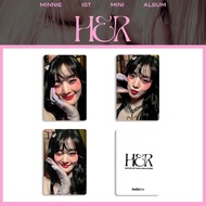 GIDLE Girl Minnie SOLO Album Card gidle Kim Minnie Solo Album Special Gift Photo Card Solid Match