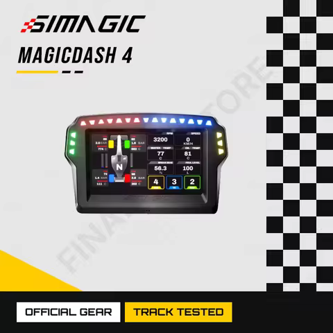Simagic MagicDash 4 Digital Dashboard Display For Alpha Alpha EVO Zeus Steering Wheel Sim Racing Sim
