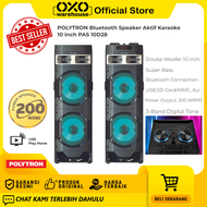 POLYTRON BLUETOOTH SPEAKER ACTIVE PAS10D28 SUBWOOFER TERBARU GARANSI RESMI UNTUK KARAOKE SEMINAR GAT