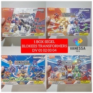 New 1 Box Seal contains 12 Pcs Figures Blokees Transformers Defender Version DV 01 02 03 04 Original