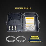 Tarmoc TEC-ODP-8CF-R-T2 | Mini ODP 8 Core Cassette BOX Splitter | ODP Tiang 8C