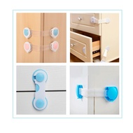 Baby safety lock for cupboard cabinet anti-pinch refrigerator interior door drawer child security multi-function lock
