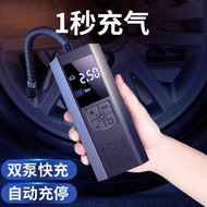 A-6💚Simple Nica（jianyuenika）Vehicle Air Pump Portable Car Wireless High Pressure Electric Tire Pump Special Air Pump for