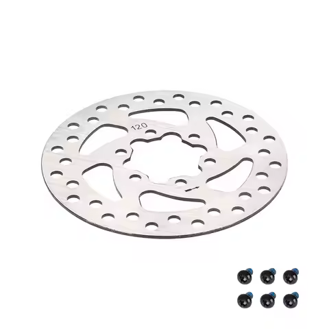L71A For Ninebot MAX G3/ZT3 ZT3 Pro 120Mm Brake Disc Stainless Steel 6 Hole Scooter Wear Resistant R