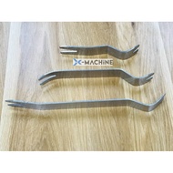 Stainless steel car interior pry tool set